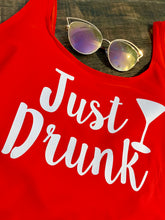 Load image into Gallery viewer, Drunk In Love, Just Drunk One Piece Matching Bathing Suits for Bridal Party