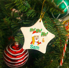 Load image into Gallery viewer, Custom Photo Ornament, Picture or Bitmoji Personalized Holiday Hanging Ornament