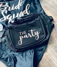 Load image into Gallery viewer, Wife of the Party & The Party Matching Fanny Packs for Bridal Parties!