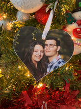 Load image into Gallery viewer, Custom Photo Ornament, Picture or Bitmoji Personalized Holiday Hanging Ornament
