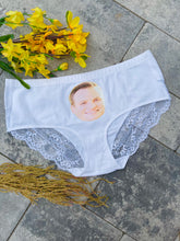 Load image into Gallery viewer, Custom Photo Underwear / Panties for any Bride, Wife, Anniversary, Birthday, or Funny Gift