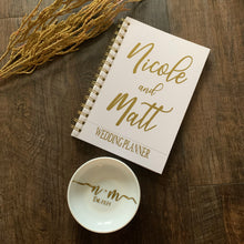 Load image into Gallery viewer, Personalized Wedding Planner, Journal, Notebook, Writing Pad for Bride To Be