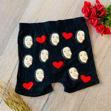 Load image into Gallery viewer, Custom Face Boxers, Funny Valentines Day, Birthday, Wedding Boxers
