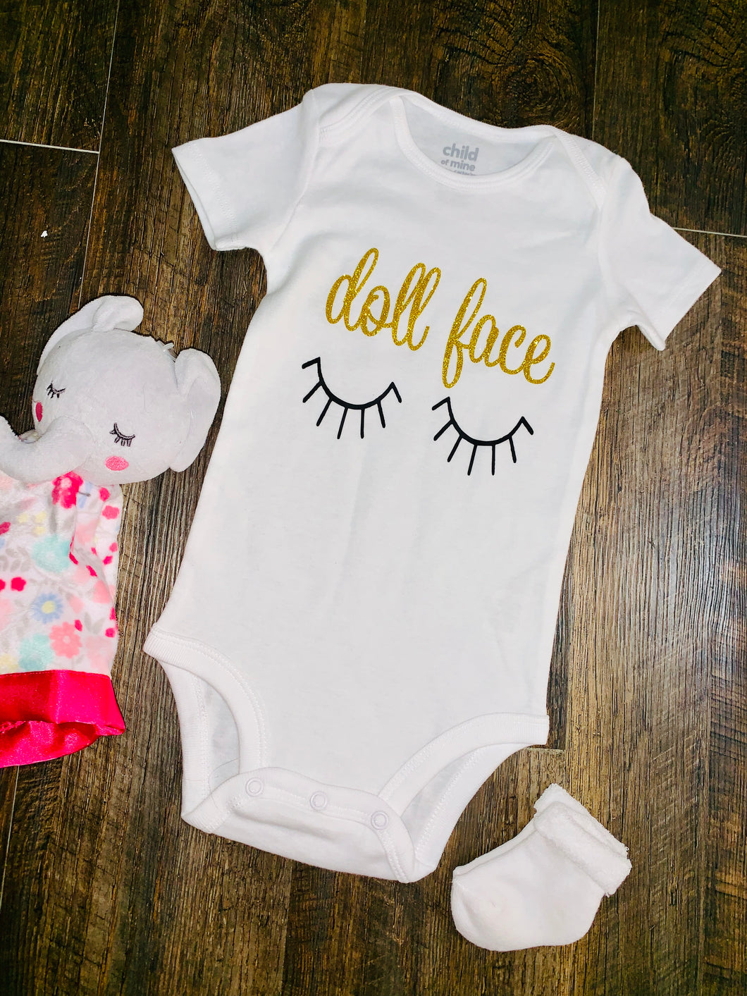 Doll Face Baby Onesie