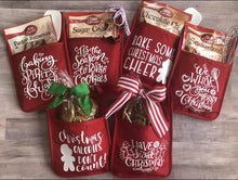 Load image into Gallery viewer, Holiday Christmas Baking Gift Set, Brownies Cookies Oven Mitt Mixer Bundle Pack
