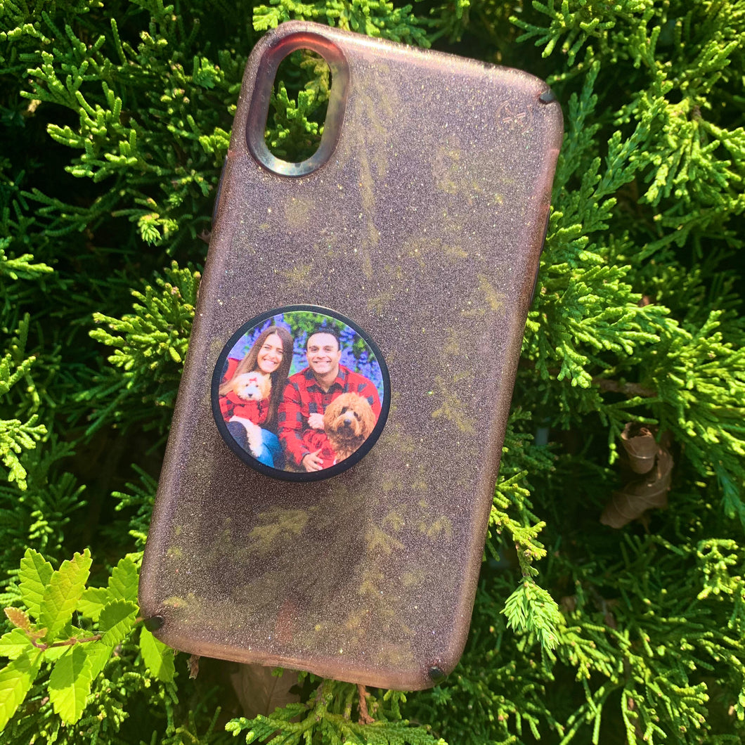 Customized Photo Phone Grip / Holder for ANY phone, Iphone, Android, Etc.