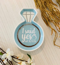 Load image into Gallery viewer, Customized I Said Yes Ring Dish for Bride
