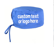 Load image into Gallery viewer, Custom Personalized Surgical Scrub Cap, Made in USA
