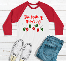 Load image into Gallery viewer, Lights of Nanas/Mamas Life Tshirt
