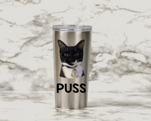 Load image into Gallery viewer, Custom Photo Tumbler with Lid, Stainless Steel Personalized Hot/Cold Cup Mug with Photo/Text of your Choice
