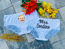 Load image into Gallery viewer, Custom Photo Underwear / Panties for any Bride, Wife, Anniversary, Birthday, or Funny Gift
