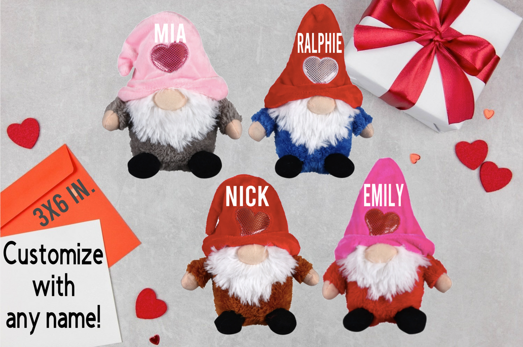 Custom Holiday Plush Gnome