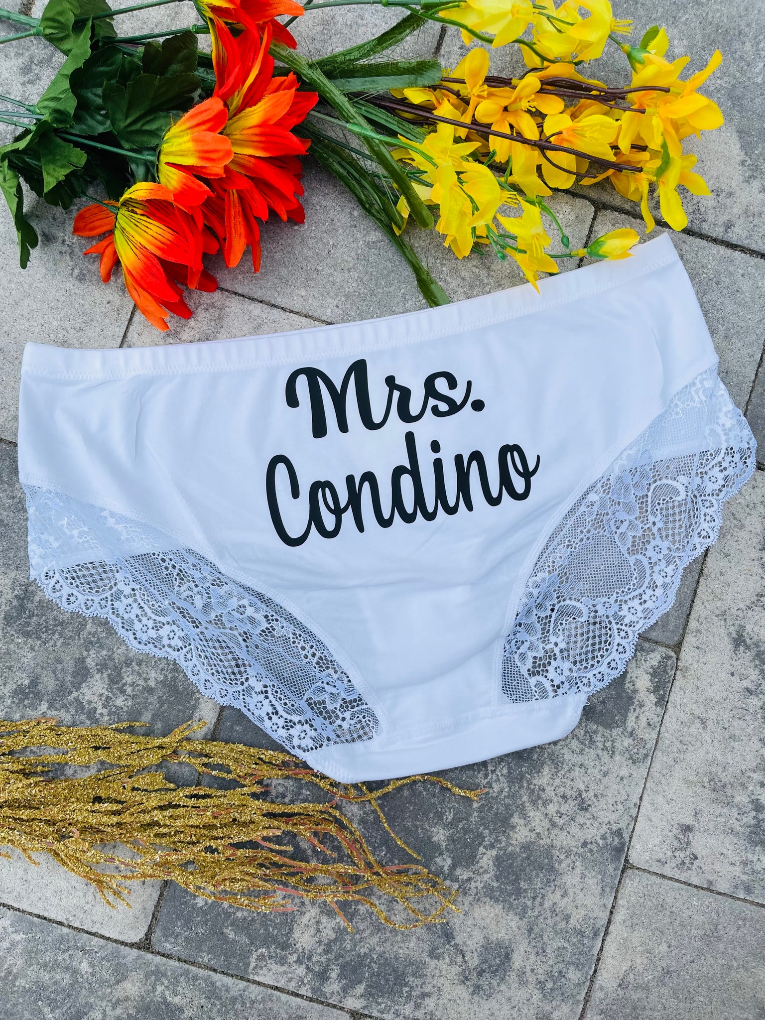 Custom Photo Underwear / Panties for any Bride, Wife, Anniversary