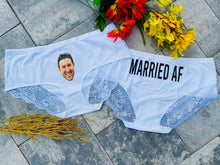 Load image into Gallery viewer, Custom Photo Underwear / Panties for any Bride, Wife, Anniversary, Birthday, or Funny Gift
