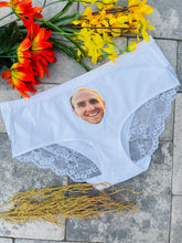 Load image into Gallery viewer, Custom Photo Underwear / Panties for any Bride, Wife, Anniversary, Birthday, or Funny Gift
